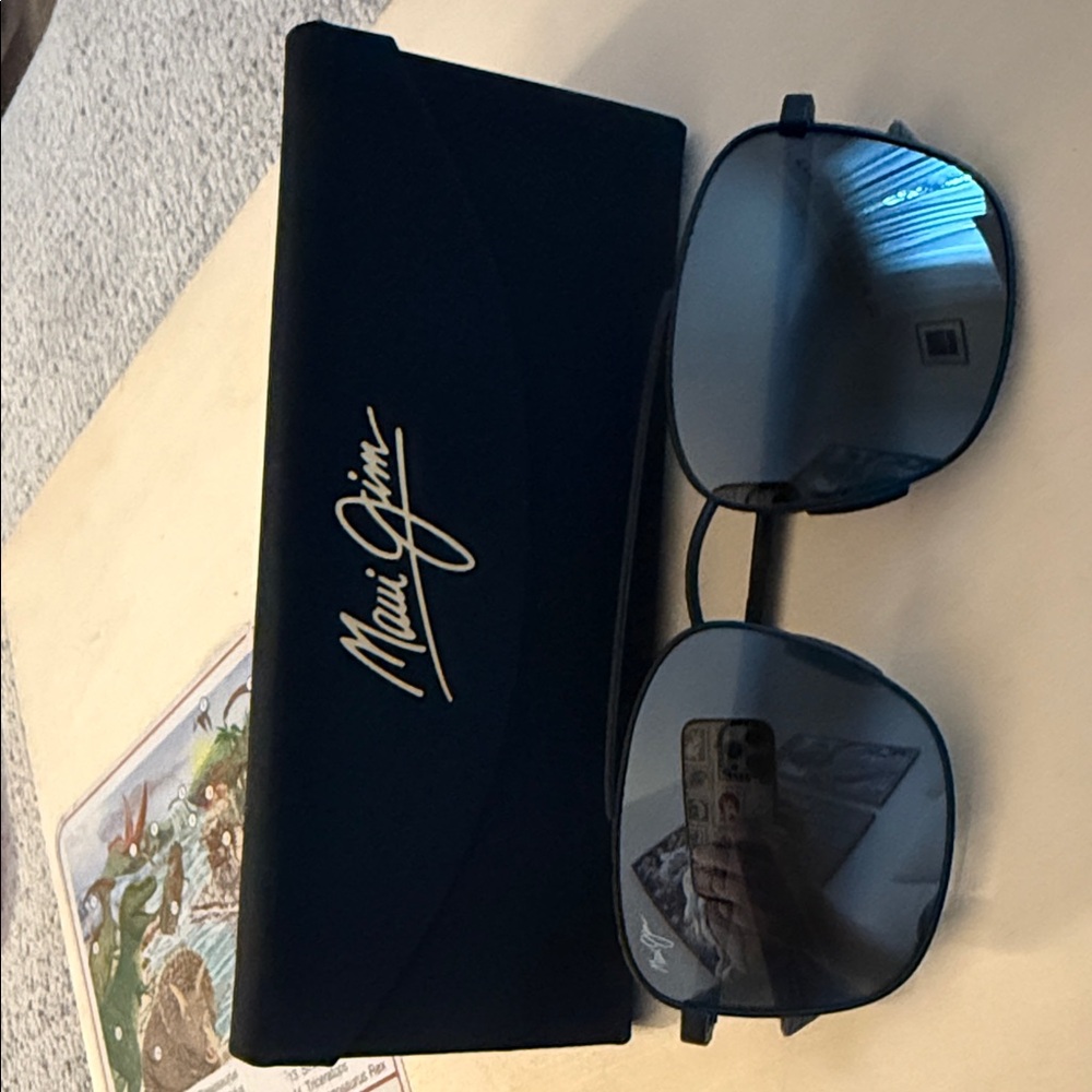 Maui Jim Men's Piwai Asian-Fit Polarized Mirrored Sunglasses